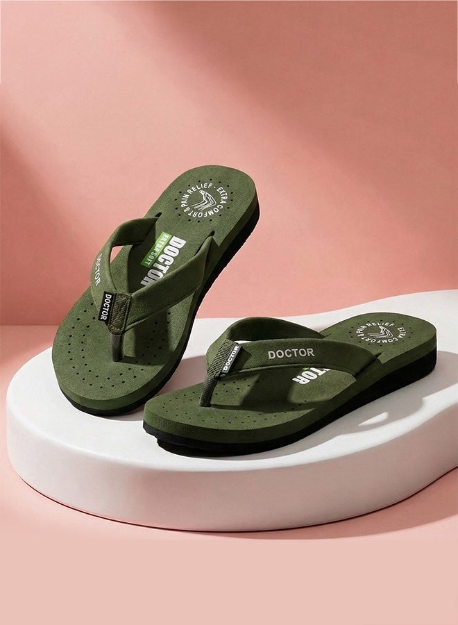 DOCTOR EXTRA SOFT Comfort Flip Flops for Women | Soft Cushion Comfortable Daily Wear Anti Slip Lightweight Slippers | Doctor Extra Soft D-16 - Image 1